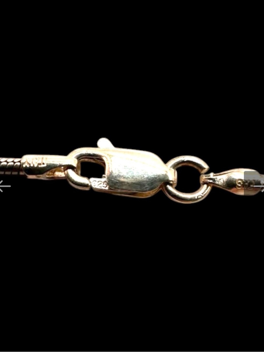 Vintage Sterling Silver Mexican Turquoise Pendant Necklace Italy 925 chain - Picture 7 of 7